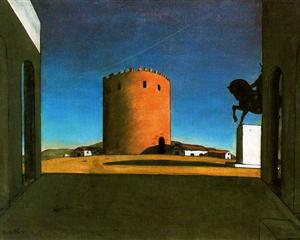 The Red Tower, 1913 Giorgio de Chirico