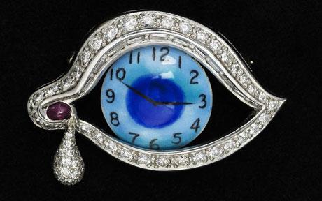 Eye of Time brooch, 1949 Dali Theatre-Museum, Catalonia, Spain