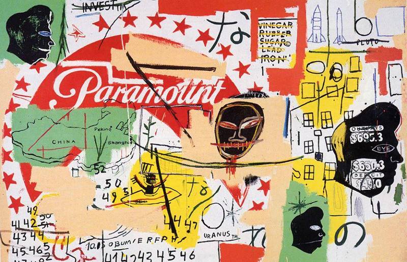 Paramount, 1985 Andy Warhol and Jean-Michel Basquiat