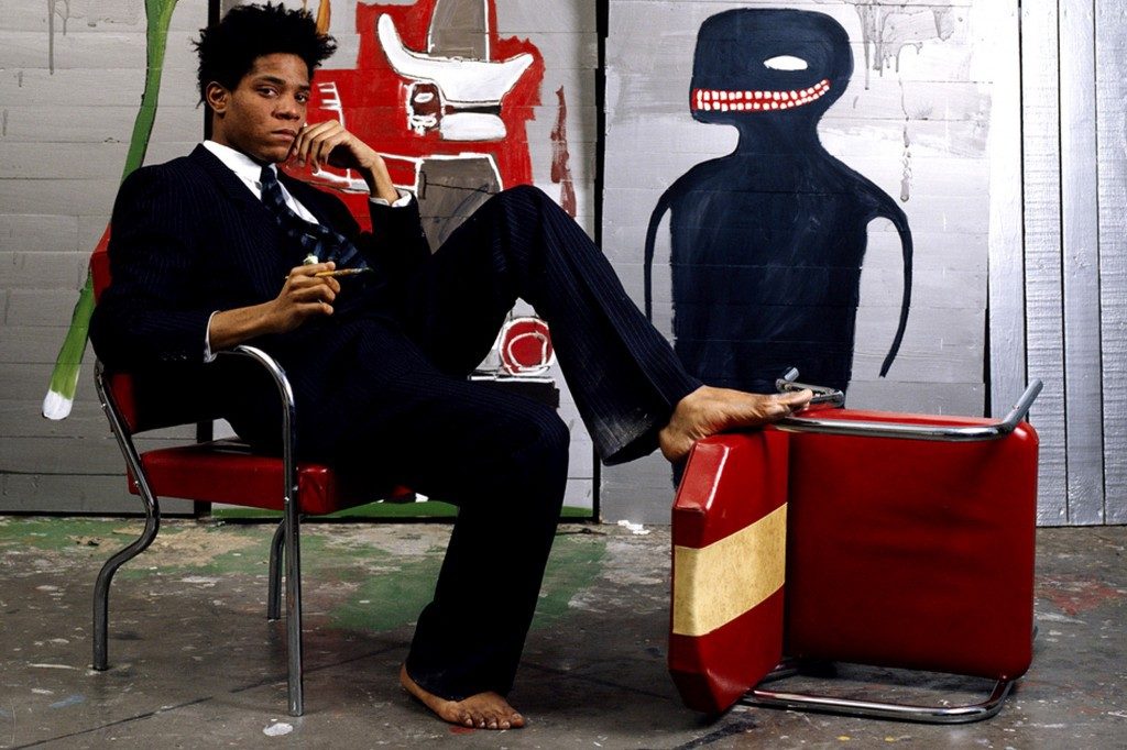 Jean-Michel Basquiat in 1985, AP