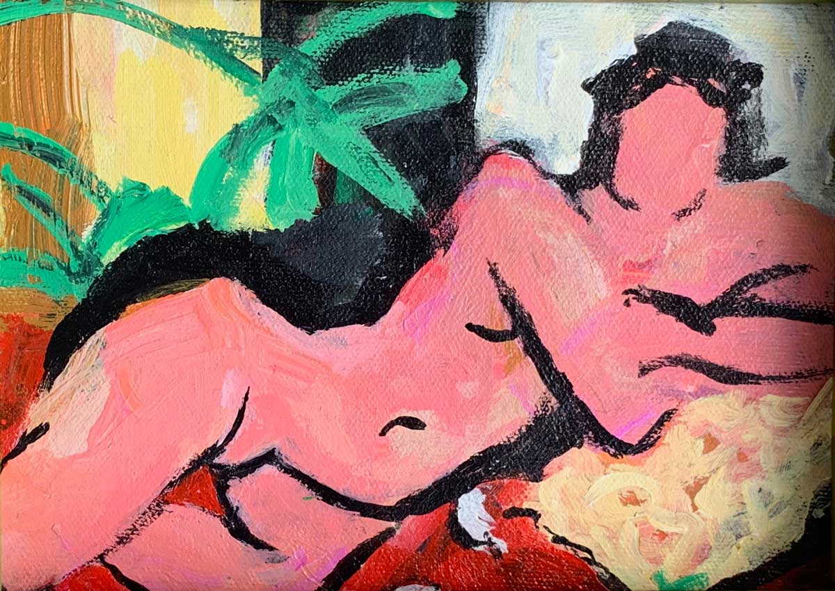 Nude, Homage to Matisse